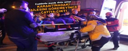 Caddede panik dolu anlar