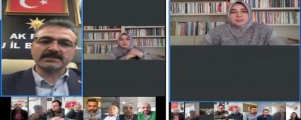 AK PART YNETM KURULU TOPLANTISINI TELEKONFERANSLA YAPTI