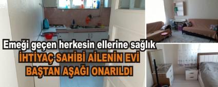 HTYA SAHB ALENN EV BATAN AAI ONARILDI