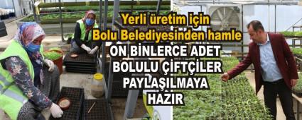 Yerli retim iin Bolu Belediyesinden hamle