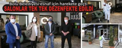 Bolu Belediyesi esnaf iin harekete geti