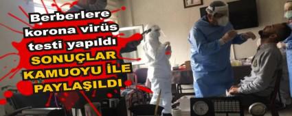 Berberlere korona virs testi yapld