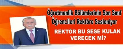 REKTR BU SESE KULAK VERECEK M?