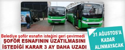 Belediye ofr esnafn isteini geri evirmedi