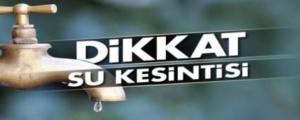 BR CADDE VE K SOKAKTA YARIN 6\'YA KADAR SULAR KESK OLACAK
