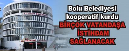 Bolu Belediyesi kooperatif kurdu