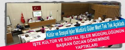 TE KLTR VE SOSYAL LER MDRLNN BAKAN ZCAN DNEMNDE YAPTIKLARI