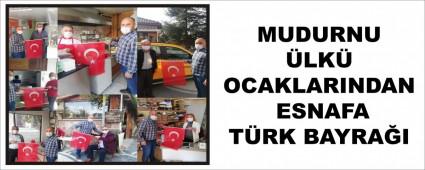 MUDURNU LK OCAKLARINDAN ESNAFA TRK BAYRAI