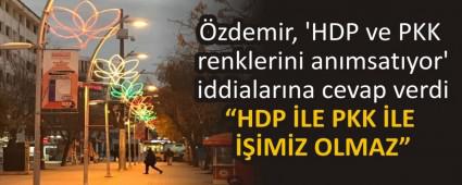 zdemir, HDP ve PKK renklerini anmsatyor\' iddialarna cevap verdi