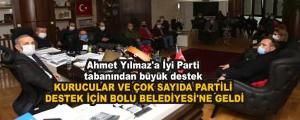 Ahmet Ylmaz\'a yi Parti tabanndan byk destek