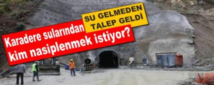 Karadere sularndan kim nasiplenmek istiyor?