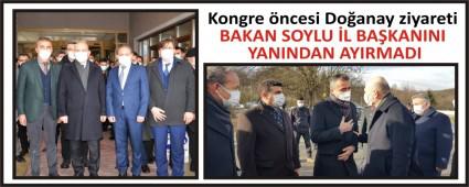 Kongre ncesi Doanay ziyareti