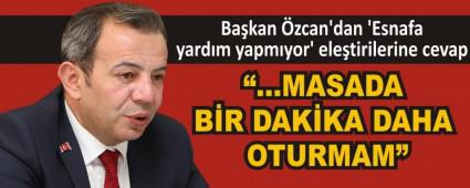 Bakan zcan\'dan Esnafa yardm yapmyor\' eletirilerine cevap