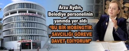 Arzu Aydn, Belediye personeli hakknda konutu