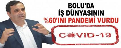 BOLU\'DA  DNYASININ %60\'INI PANDEM VURDU