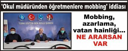 Okul mdrnden retmenlere mobbing\' iddias