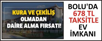 BOLU\'DA 678 TL TAKSTLE EV MKANI