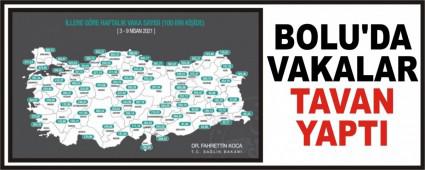 BOLU\'DA VAKALAR TAVAN YAPTI