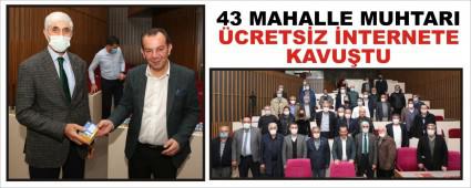 43 MAHALLE MUHTARI CRETSZ NTERNETE KAVUTU