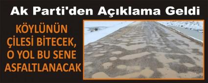 KYLNN LES BTECEK, O YOL BU SENE ASFALTLANACAK