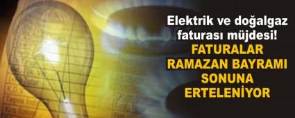 Elektrik ve doalgaz faturas mjdesi!
