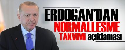 CUMHURBAKANI ERDOAN\'DAN NORMALLEME AIKLAMASI