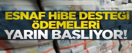 ESNAFA HBE DEMELER YARIN BALIYOR