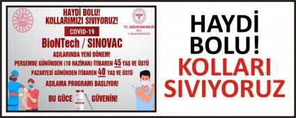 HAYD BOLU! KOLLARI SIVIYORUZ