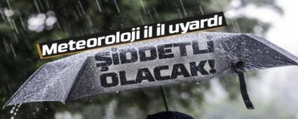 Meteoroloji\'den kuvvetli ya uyars!