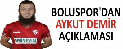 BOLUSPOR\'DAN AYKUT DEMR AIKLAMASI