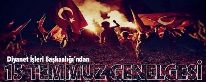 Diyanet\'ten 15 Temmuz genelgesi