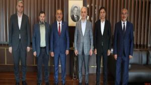 BAKAN EFE\'DEN MRANYE BELEDYE BAKANI YILDIRIM\'A ZYARET