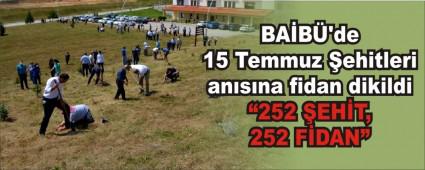 BAB\'de 15 Temmuz ehitleri ansna fidan dikildi