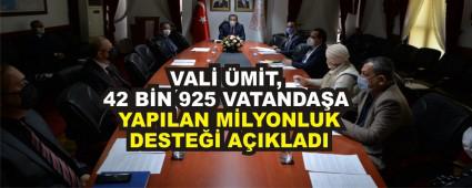 VAL MT, 42 BN 925 VATANDAA YAPILAN MLYONLUK DESTE AIKLADI