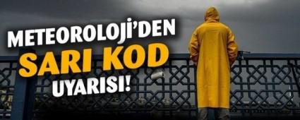 BOLU SARI KODLA UYARILDI