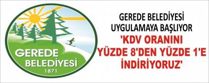 KDV ORANINI YZDE 8\'DEN YZDE 1\'E NDRYORUZ\'