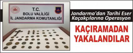 Jandarma\'dan Tarihi Eser Kaaklarna Operasyon