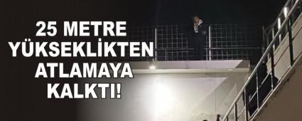 25 METRE YKSEKLKTEN ATLAMAYA KALKTI!