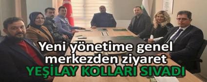 Yeni ynetime genel merkezden ziyaret