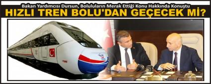 HIZLI TREN BOLU\'DAN GEECEK M?