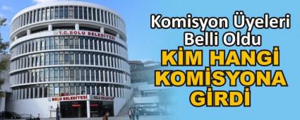 Komisyon yeleri Belli Oldu