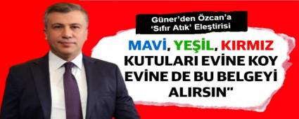 Gner\'den zcan\'a Sfr Atk\' Eletirisi