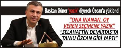 Bakan Gner yazk\' diyerek zcan\'a yklendi