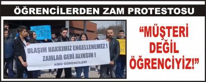 RENCLERDEN ZAM PROTESTOSU