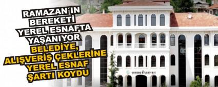 RAMAZANIN BEREKET YEREL ESNAFTA YAANIYOR