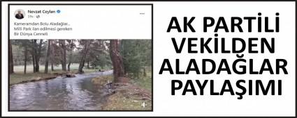 AK PARTL VEKLDEN ALADALAR PAYLAIMI