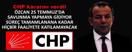 CHP kararn verdi!