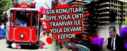 ATA KONUTLARI DYE YOLA IKTI  TRAMVAY LE YOLA DEVAM EDYOR