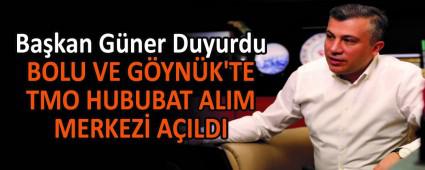 BOLU VE GYNK\'TE TMO HUBUBAT ALIM MERKEZ AILDI