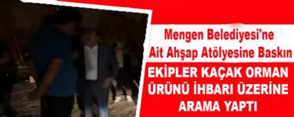 Mengen Belediyesi\'ne Ait Ahap Atlyesine Baskn
